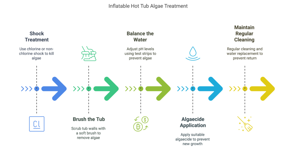 Inflatable Hot Tub Algae Treatment